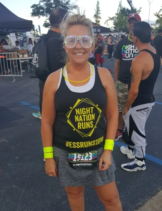 Barb is an avid running and loves a good EDM concert #StandUp2Cancer #NightNationRunATL