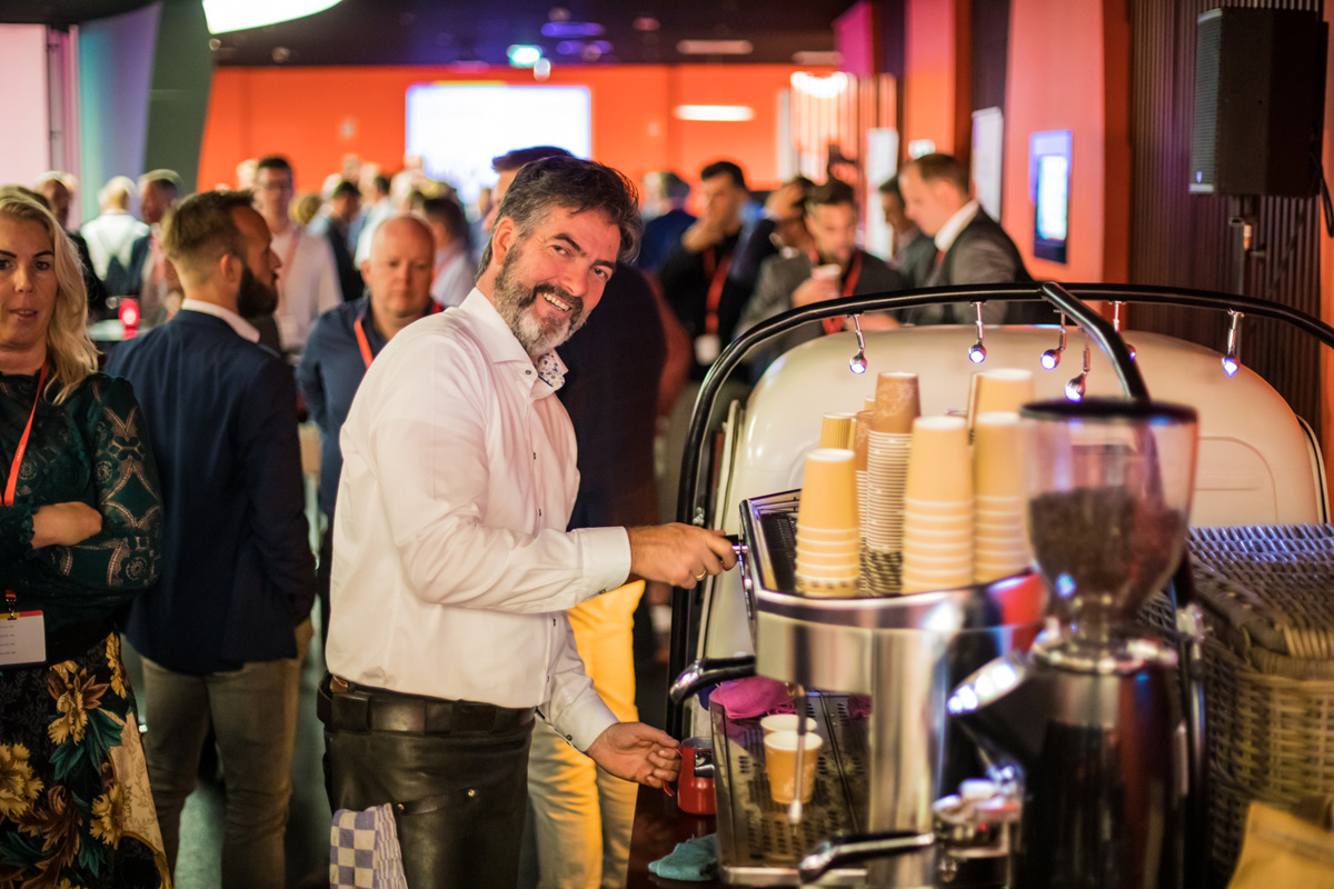 Every conference, no matter what continent, runs on great coffee!