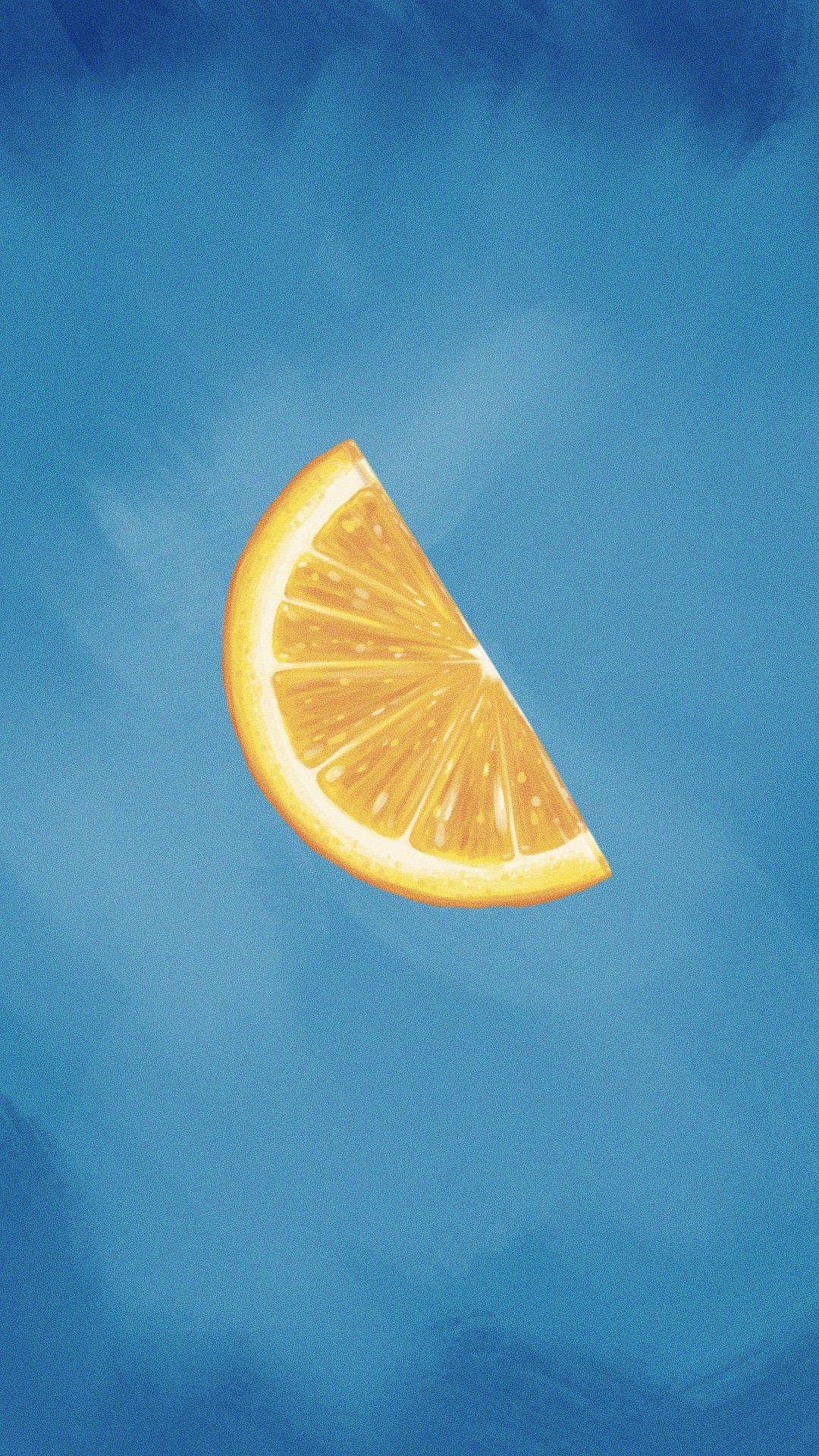 Orange Slice - Phone Wallpaper
