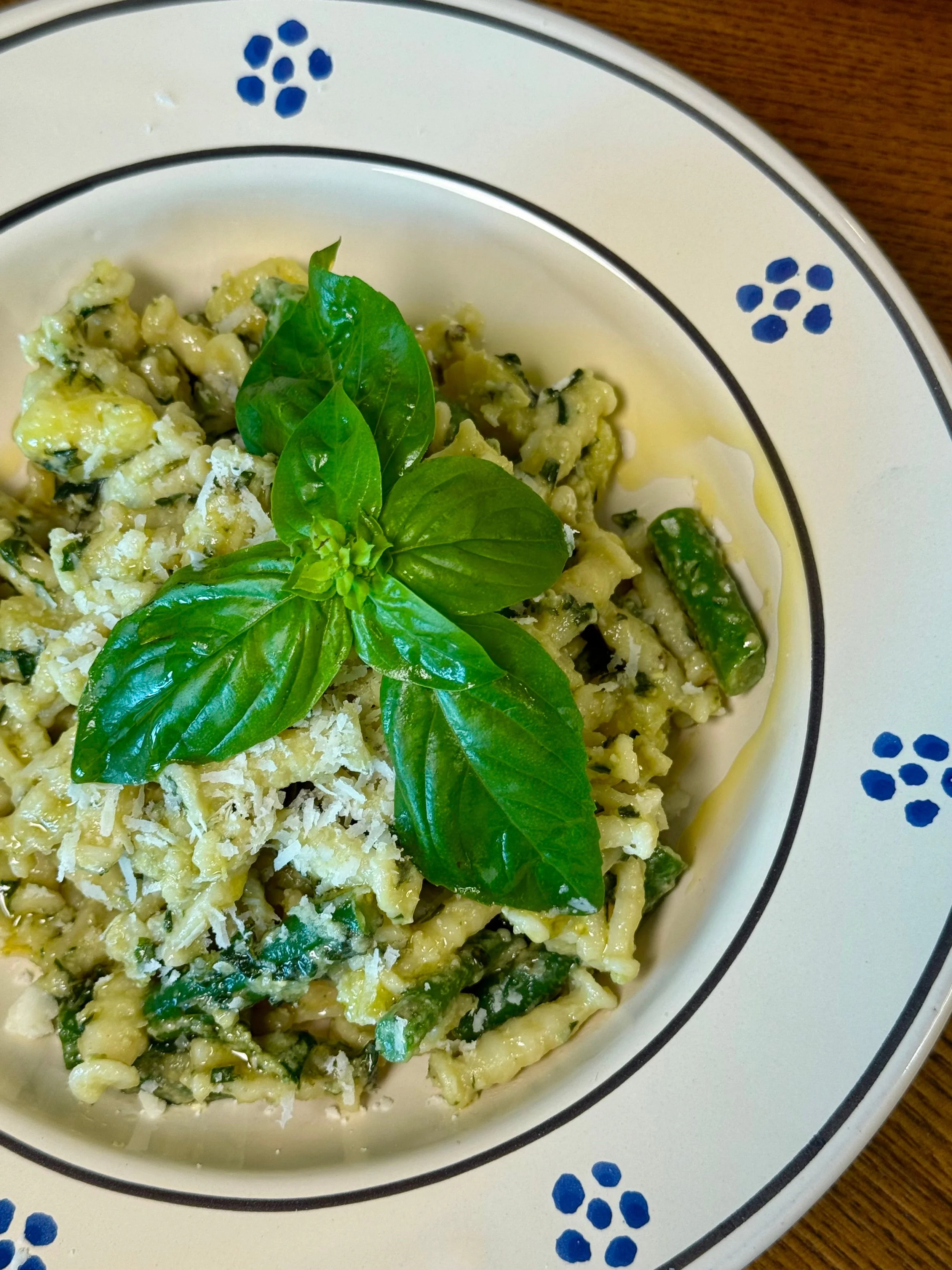 Trofie al Pesto with Green Beans &amp; Potatoes Recipe 