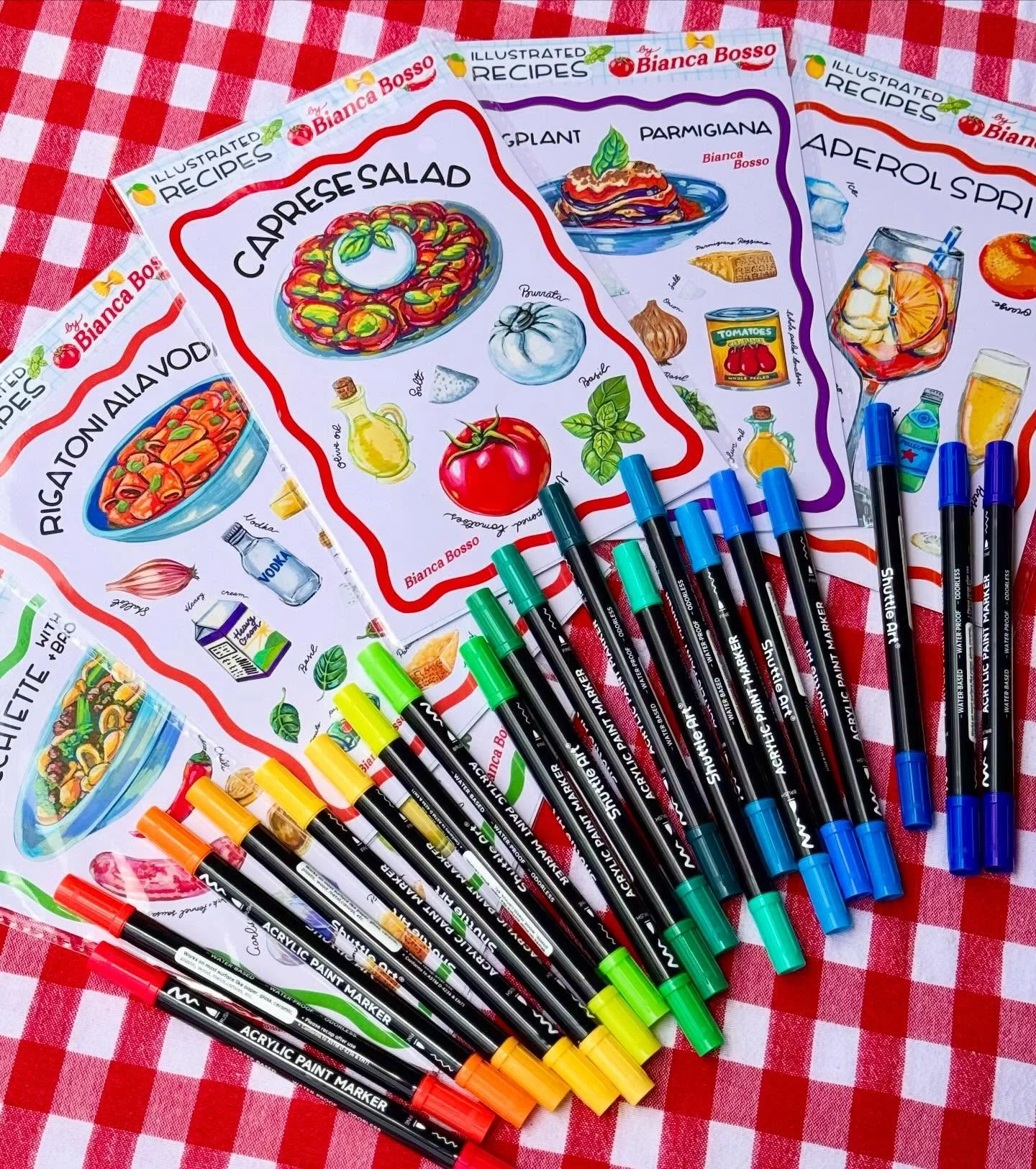 UPDATE: COMPETITION CLOSED! Congrats to the winner @littlegreenbean_studio 🥳 Thank you to everyone who entered! 

&hellip; 

COMPETITION TIME! 🎨🍅

I&rsquo;ve teamed up with @shuttleart_official to give one of you the chance to win an 80-color dual