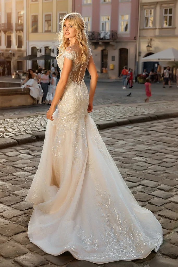 2022 mermaid wedding dresses Off Shoulder Mermaid Wedding Dress Online 2022  loveangeldress