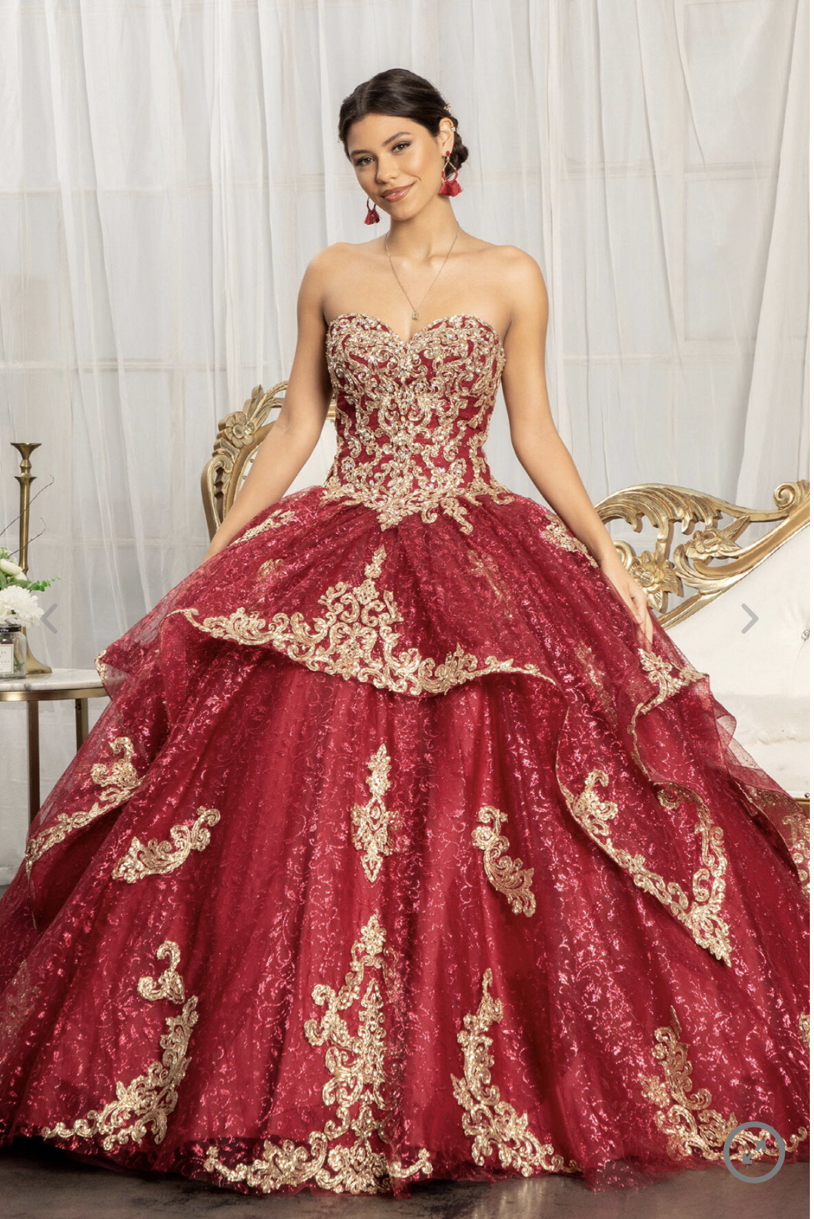 green emerald velvet dress Girls Red Carpet Dress main image 0