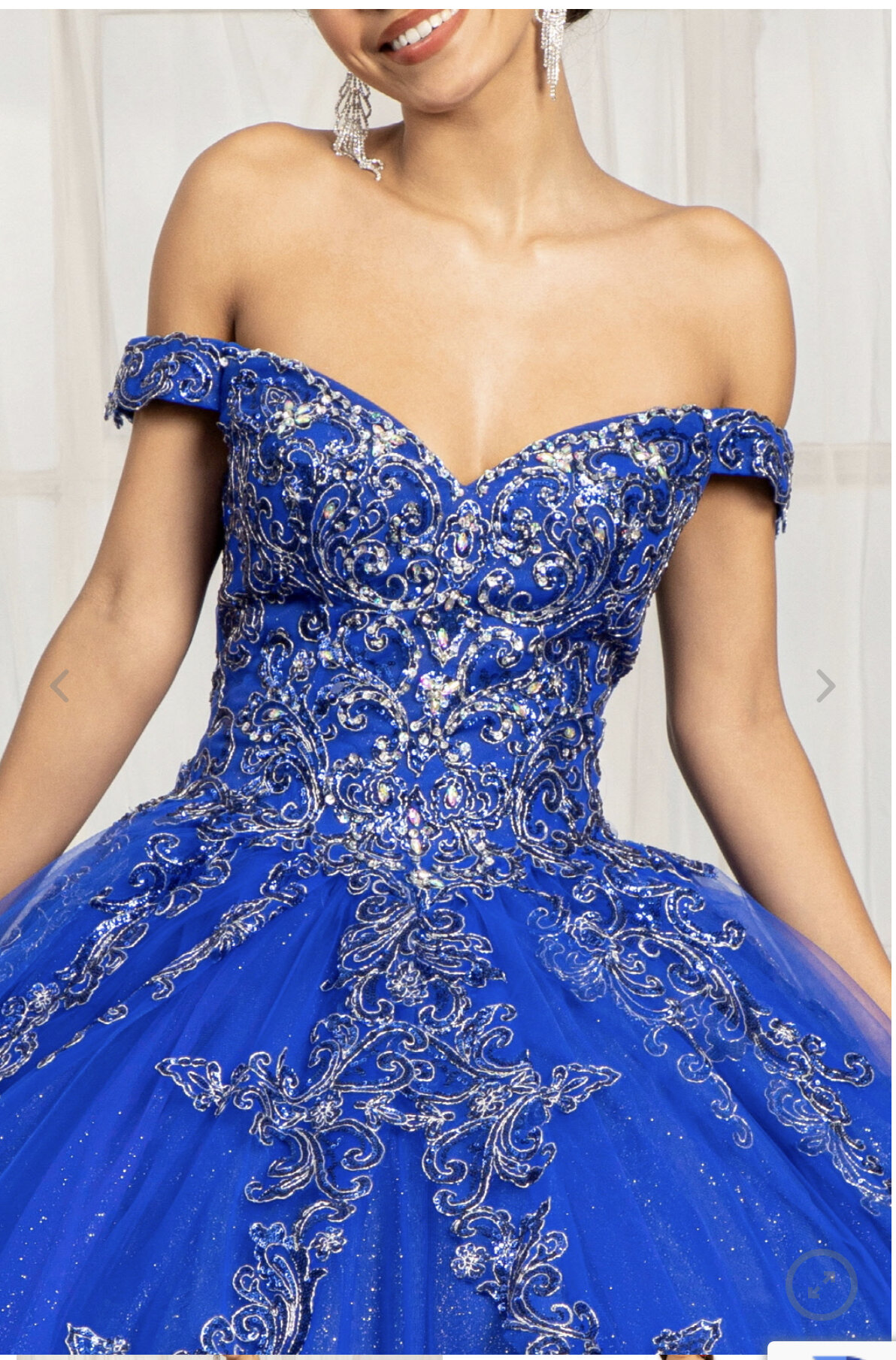 dusty blue bridesmaid dresses azazie Elegant Lace embroidery tulle beaded quinceanera prom dresses navy blu   classygown