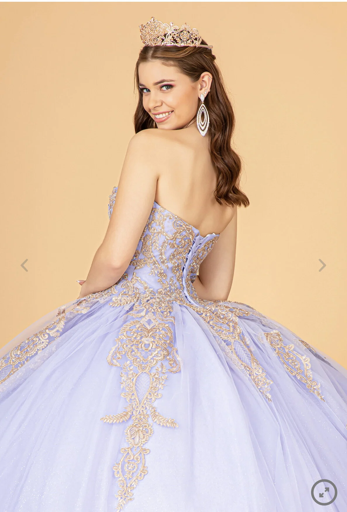 strapless open back dress Burgundy Quinceanera Dresses Beaded Sparkly Rhinestones Puffy Ruffles Ball Gown Sweet 16 Dress Vestidos de Quinceañera main image 1