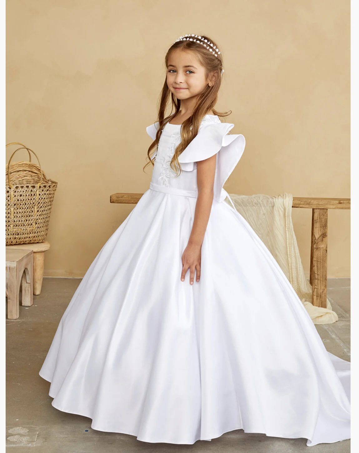 Flower girl Dress / First Communion Dress 5840  Bettyonce's Boutique