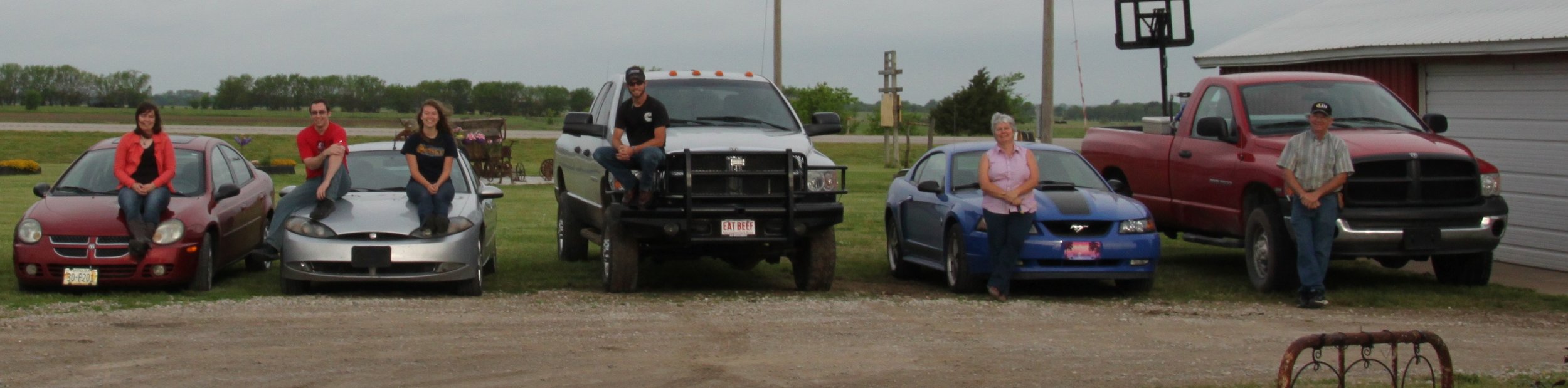 I was NOT a Dodge fan, until I met him. But … I mean, how could I not be?? (still a Chevy girl at heart though!)