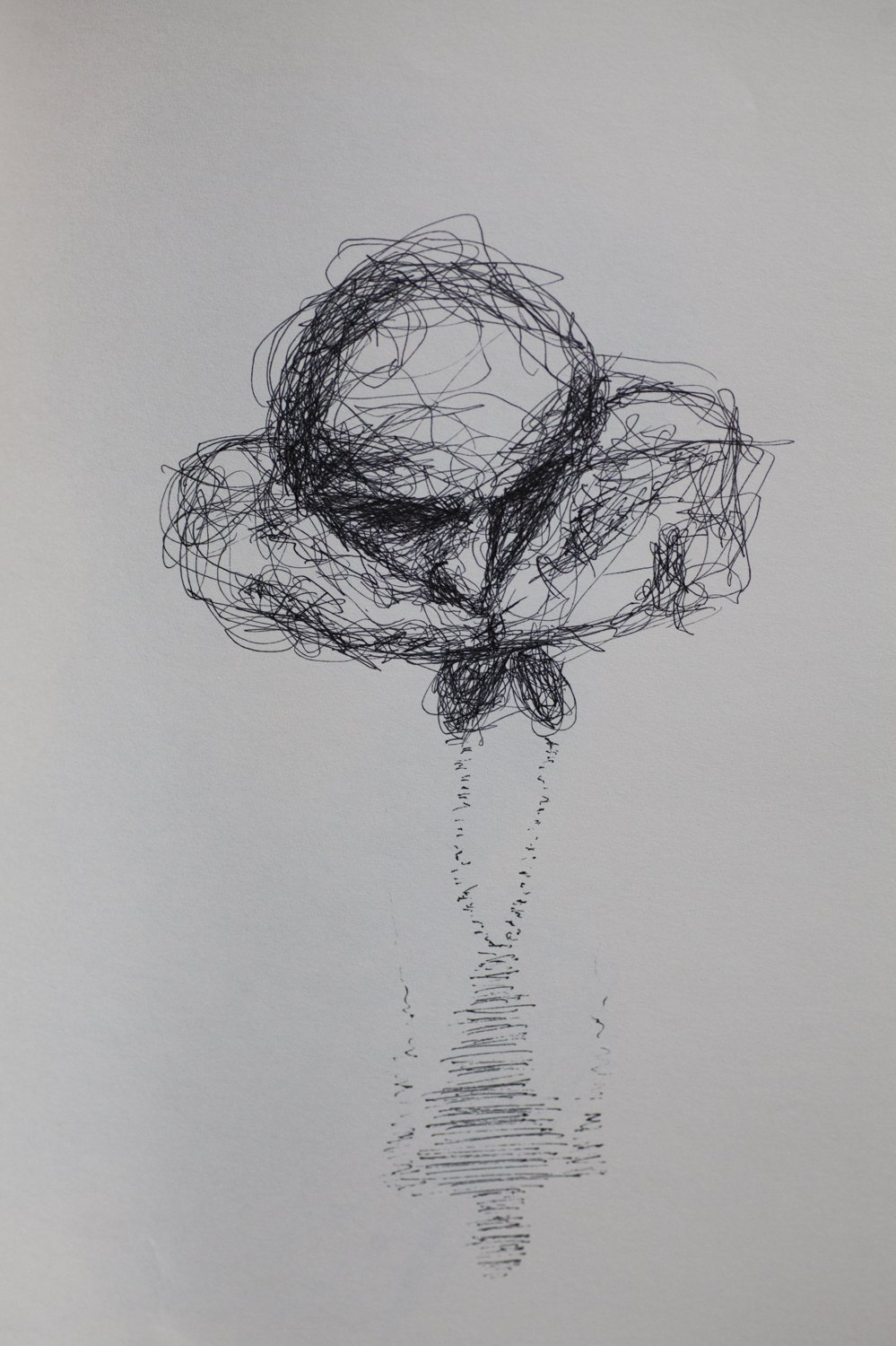   Untitled.       2019. Ink on Paper.  5.5 x 8.5 in (14 x 21.6 cm) 