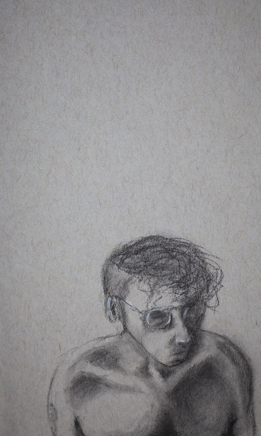   Untitled.       2020. Charcoal on Paper.  5.5 x 8.5 in (14 x 21.6 cm) 