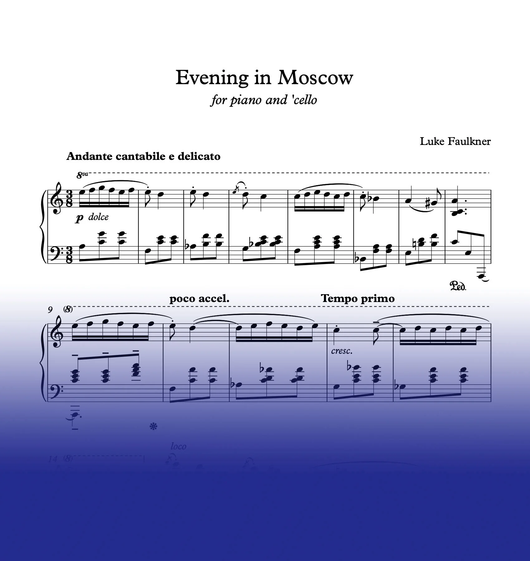 Ballade (Piano quintet) Luke Faulkner — digital sheet music