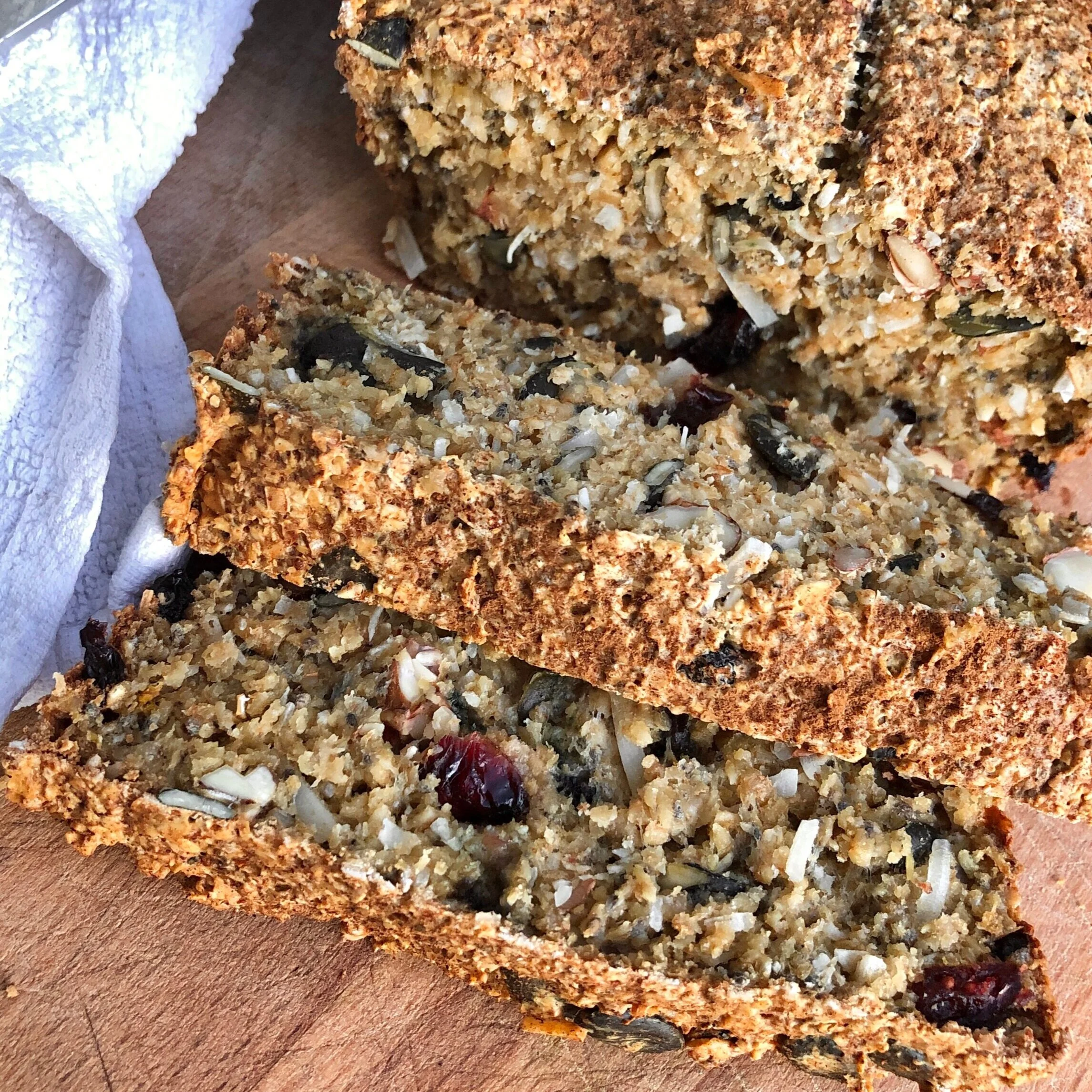 Cranberry and Coconut Loaf
