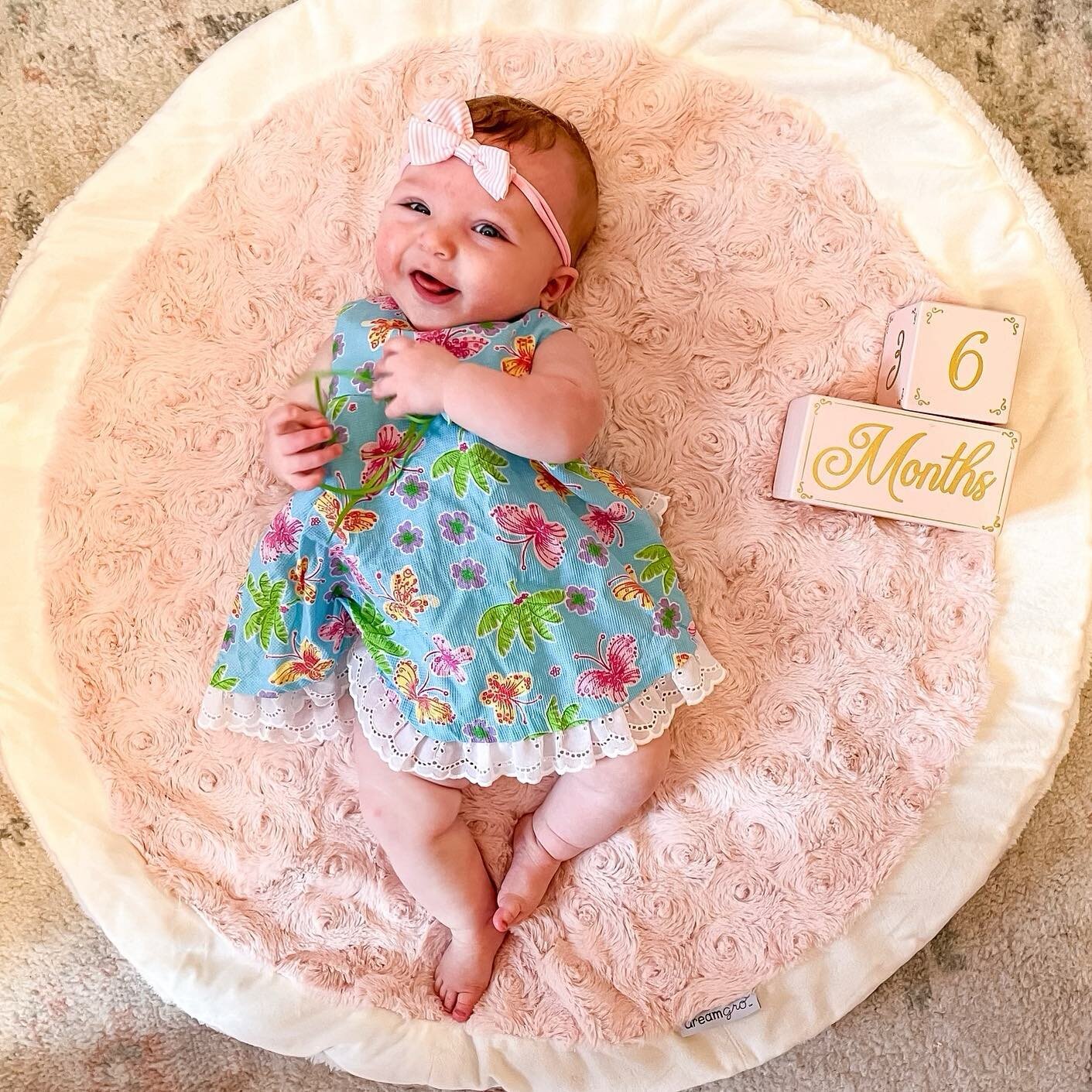 6 months of Vienna Rose 🎀

These photo shoots are becoming more of a workout (she doesn&rsquo;t like to sit still!) but life is getting sweeter by the day. Vienna loves Lucy, sitting up, looking around, talking, chewing everythinggg, sleeping throug