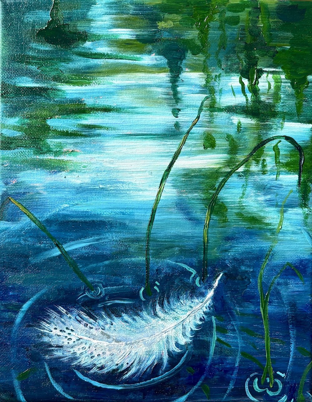 Floating Feather