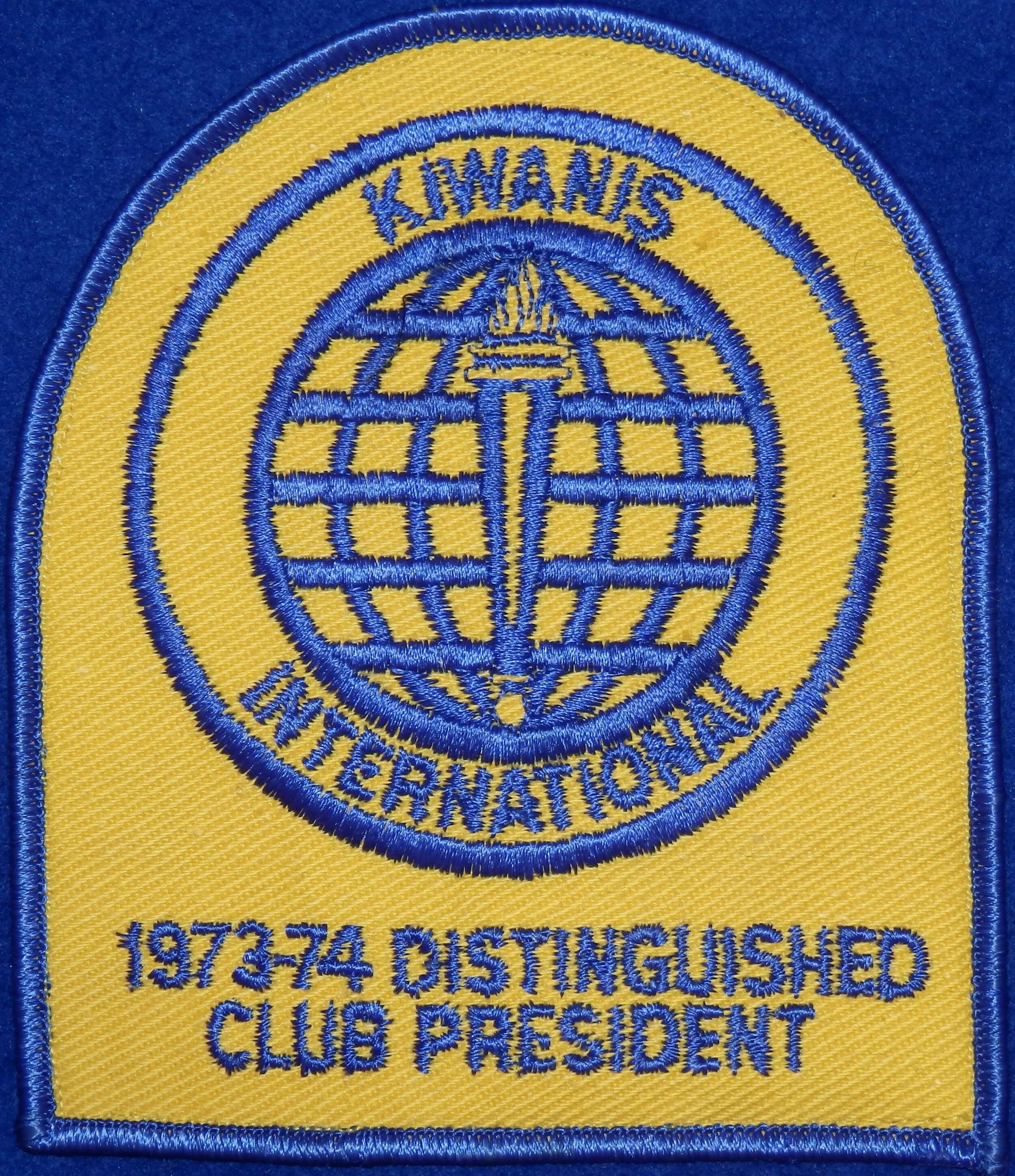 1973-74 Distinguished Club President