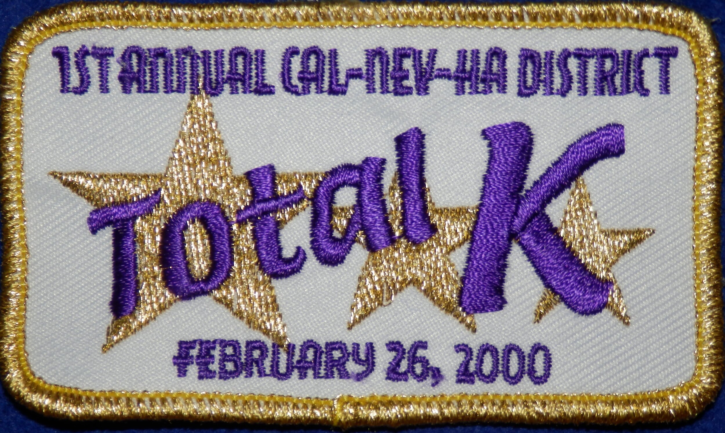 2000 1st Annual Cal-Nev-Ha District Total K