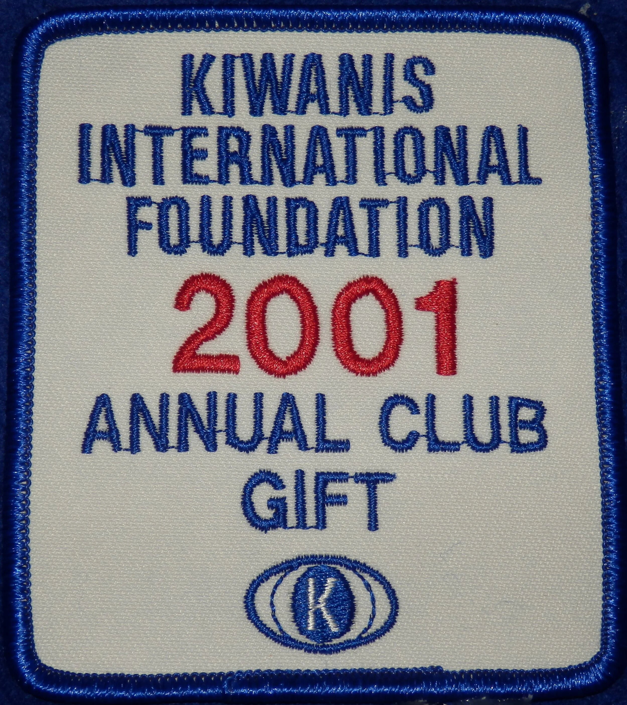 2001 Annual Club Gift