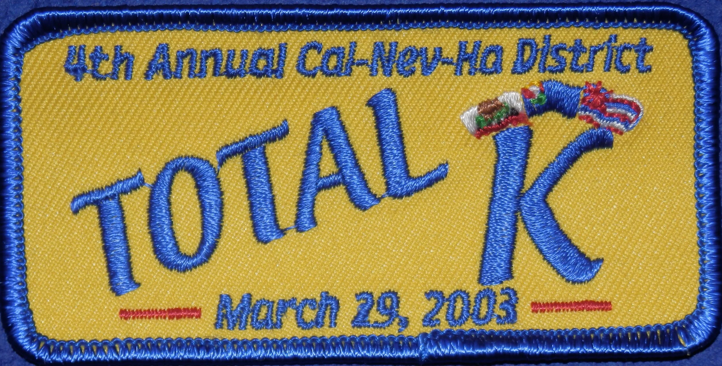 2003 4th Annual Cal-Nev-Ha District Total K