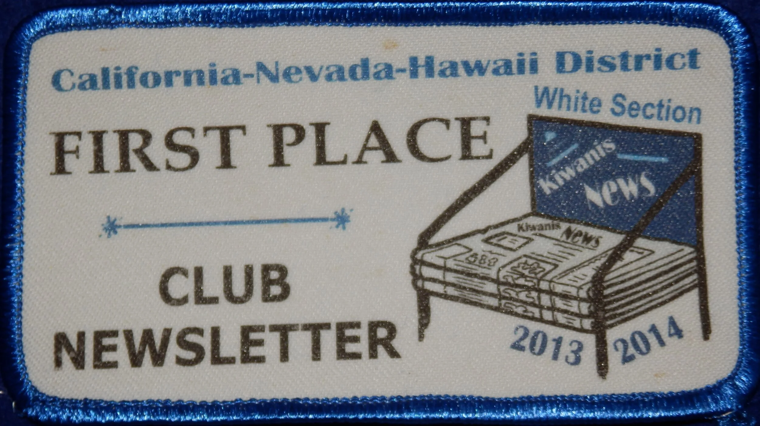 2013-14 Club Newsletter First Place