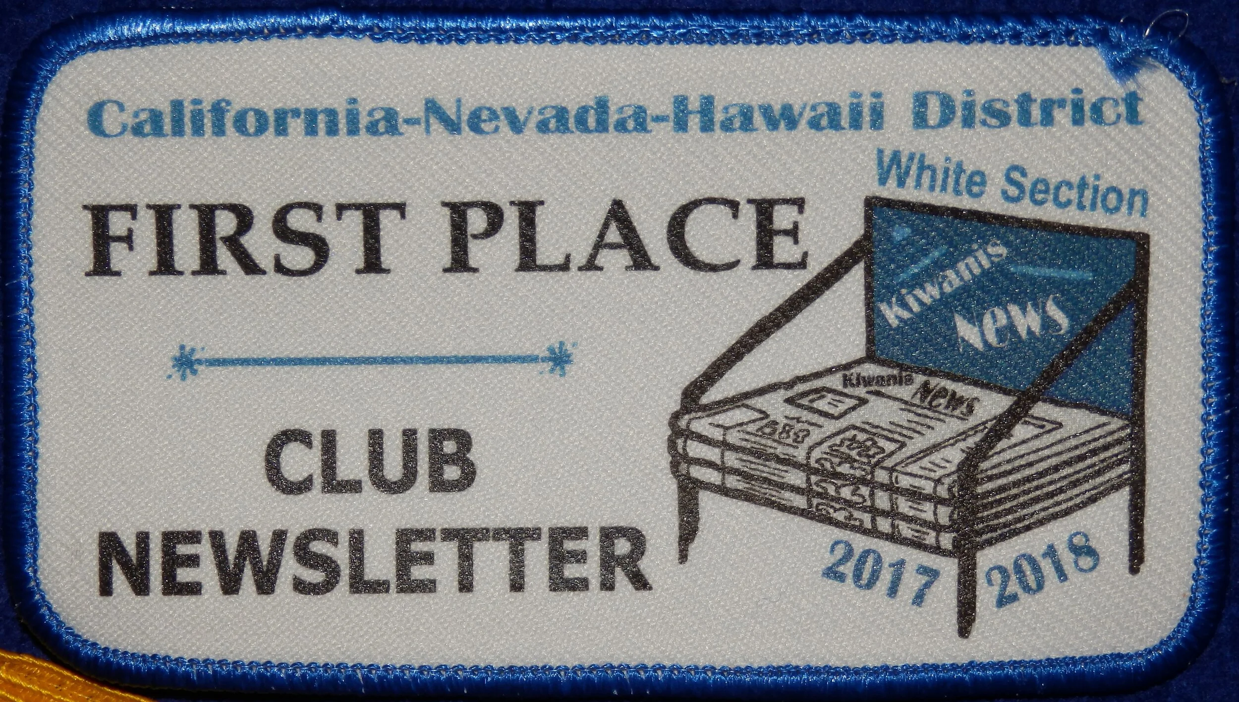2017-18 Club Newsletter First Place
