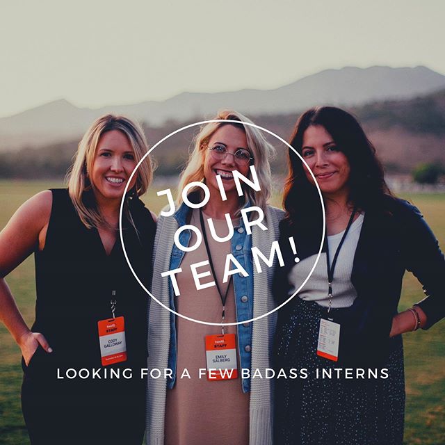 WE ARE HIRING! We are looking for a few hardworking, badass interns to join our team. 
We are a collection of doers, creators and makers with an eye and a passion for all things events. From festivals to launch parties, weddings to curated client act