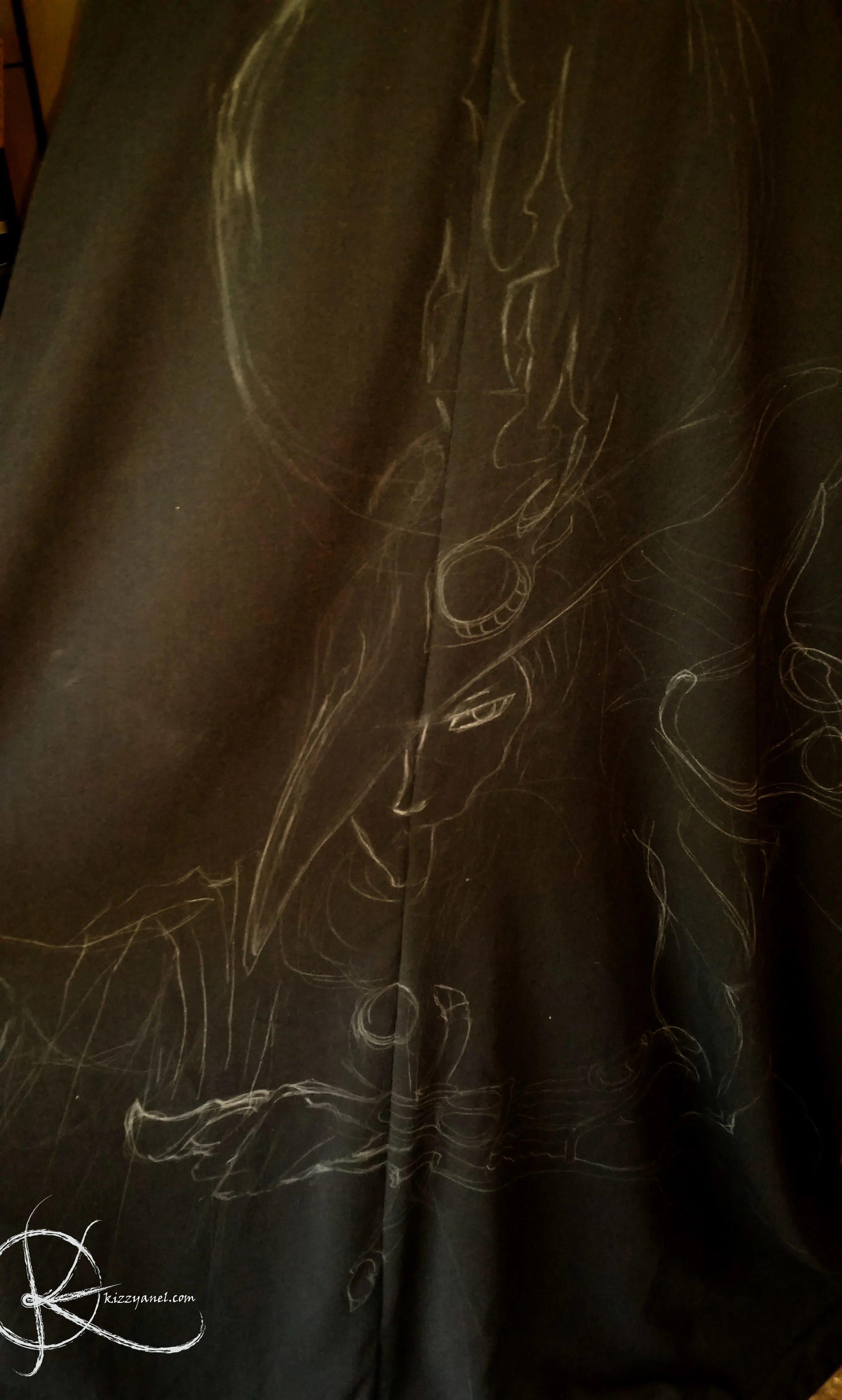 WIP Cape sketch detail