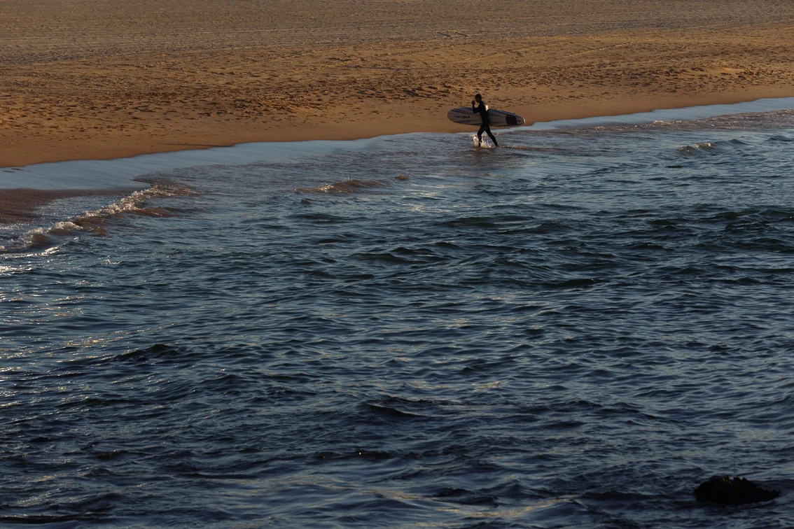 Surfer at Sunrise - 1 - Low Resolution