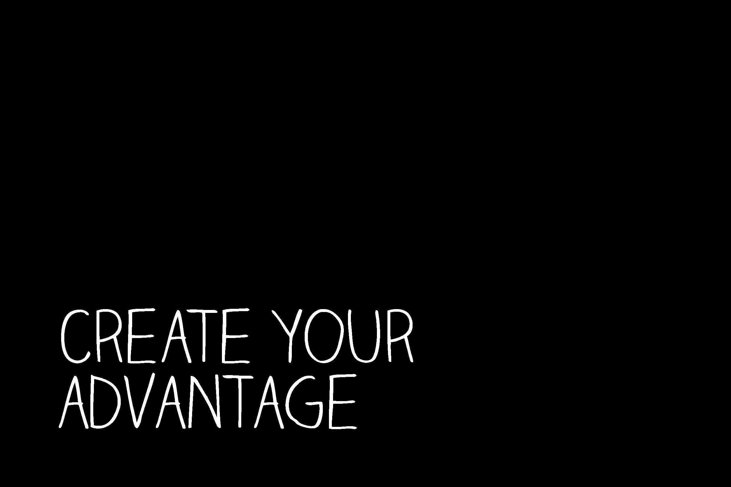 Your sales strategy creates your advantage