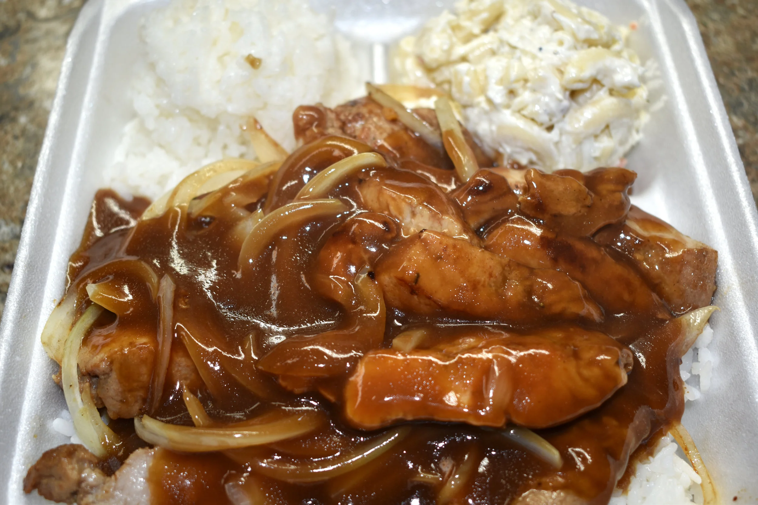 Grilled Onion Pork Chop