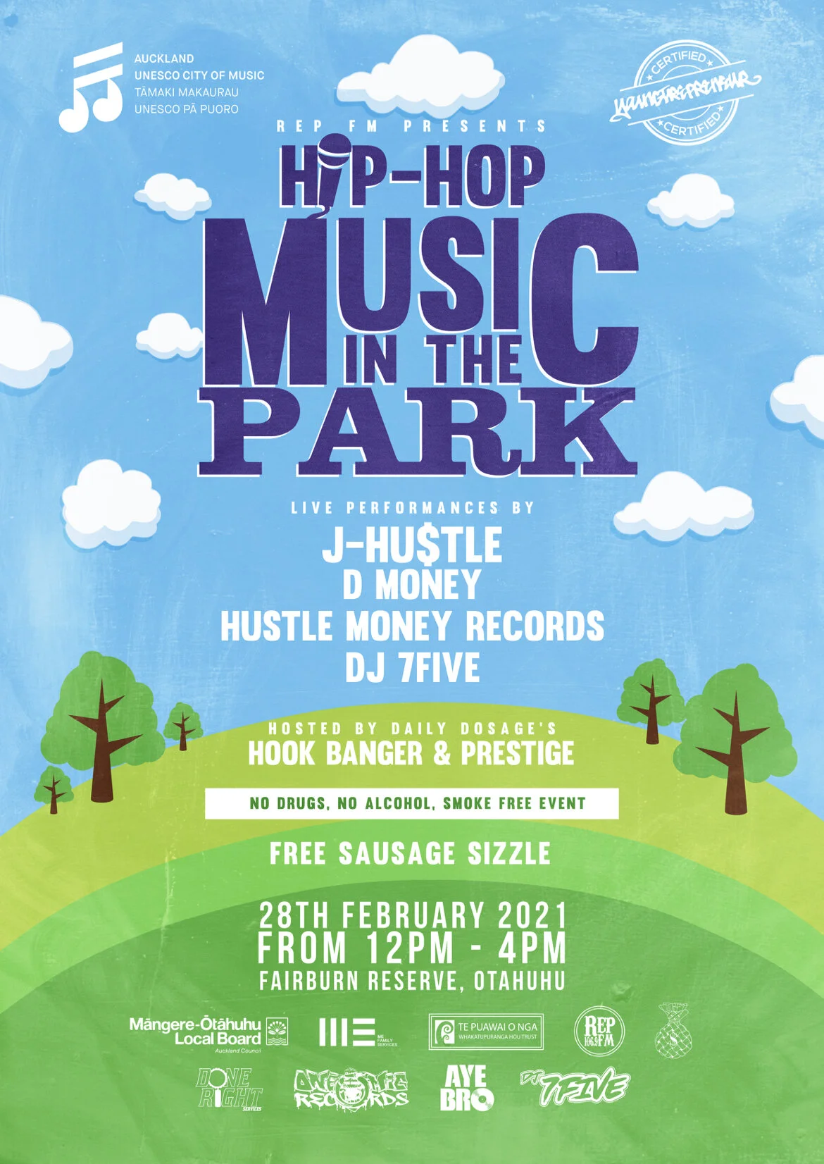 REPFM - HIP-HOP MUSIC IN THE PARK, 28 FEB
