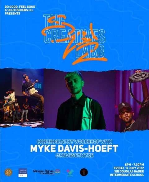 Choreography Workshop with MYKE DAVIS-HOEFT, 17th June.