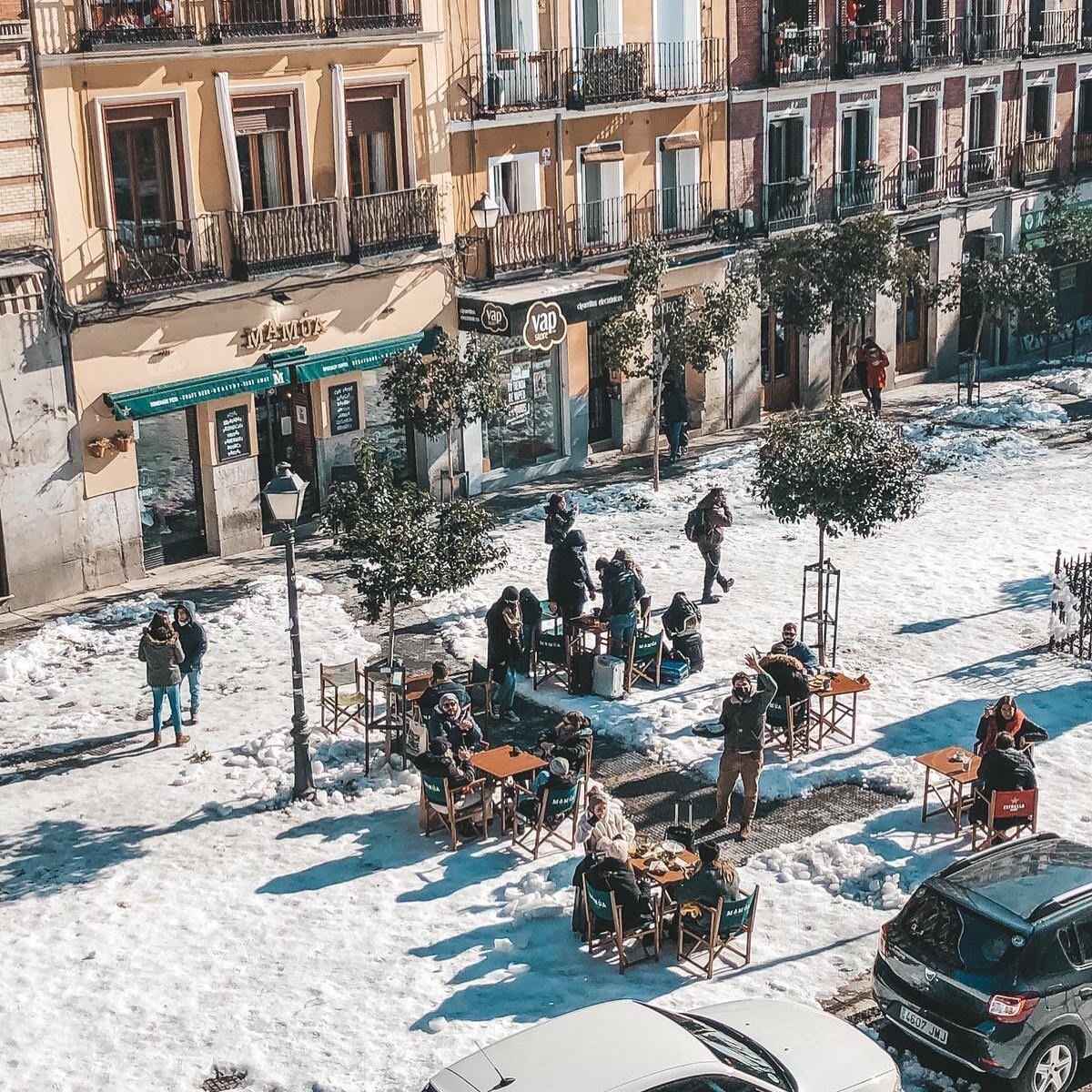 Se imaginan si cae una nevada as&iacute; en estos d&iacute;as de caloret?