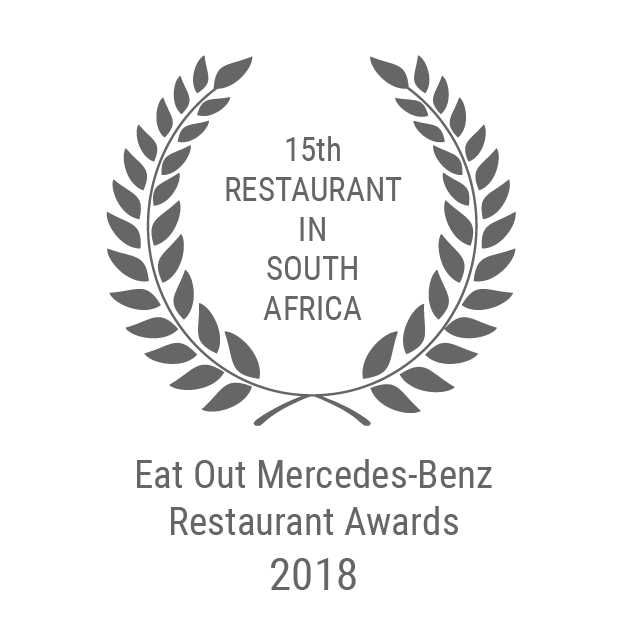 Eat Out Award 15th Restaurant South Africa The Chefs' Table