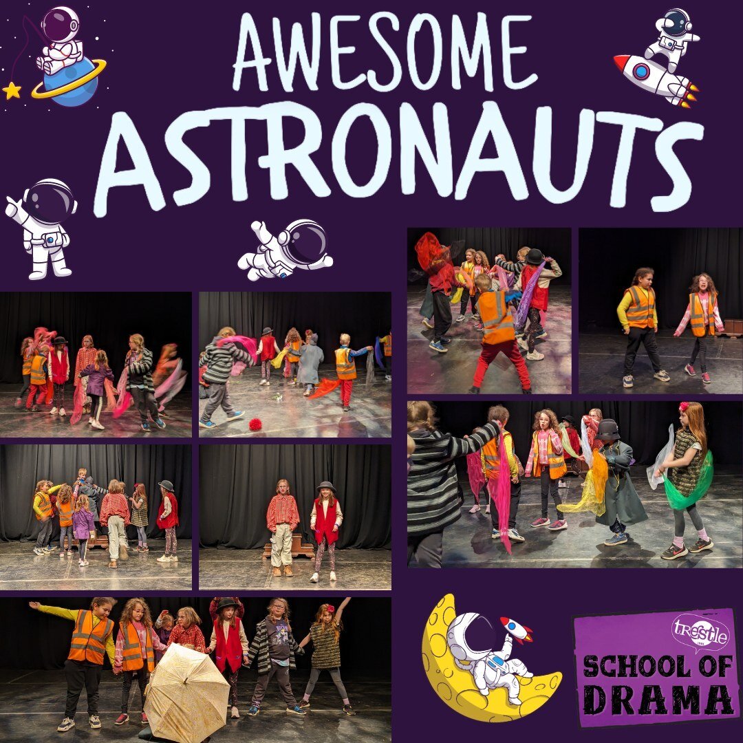 Our Awesome Astronauts joined us this week to explore the universe, visit Mars, discover new planets and race on Saturn's rings! Thanks to all who joined the adventure! ⁠
⁠
#springbreak #holidayproject #youththeatre #stalbans #trestleschoolofdrama