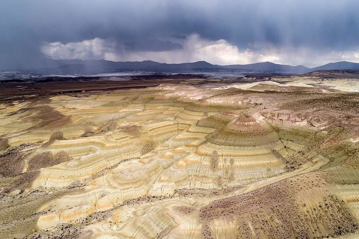 Snowclouds in the Chilean Altiplano