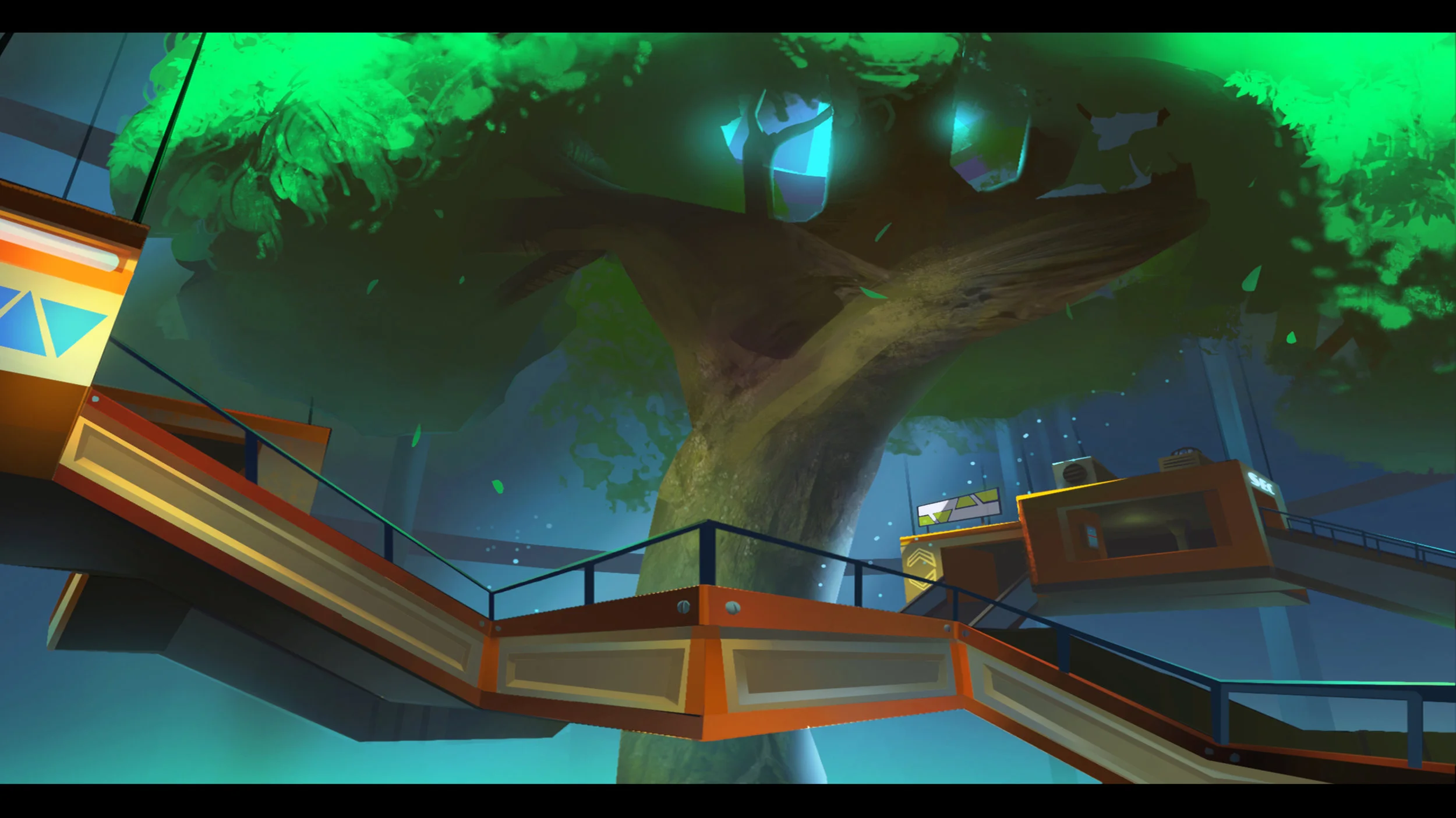 Concept art of the "Tree-Dome" by Johannes Bengston