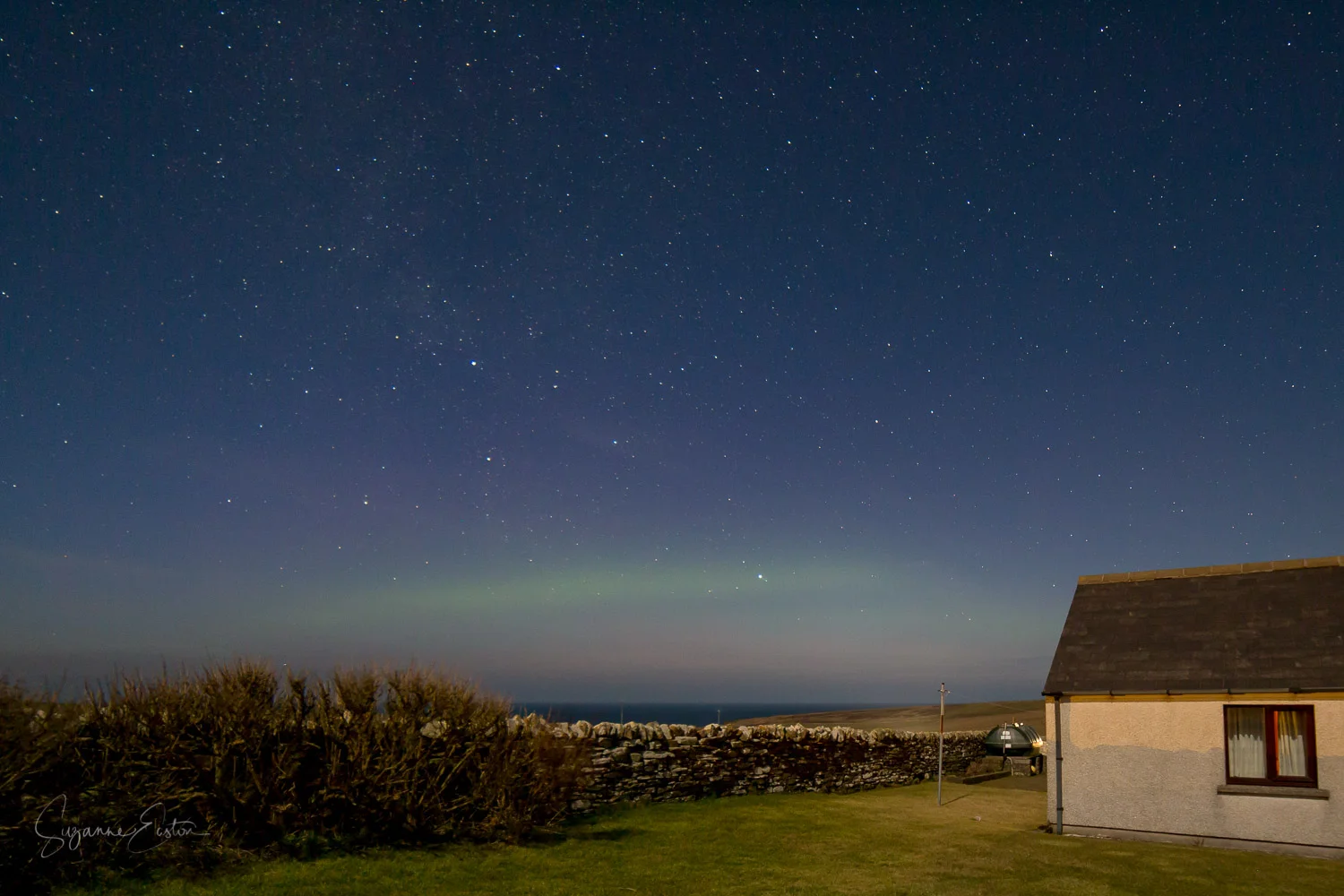 Aurora borealis from Orkney
