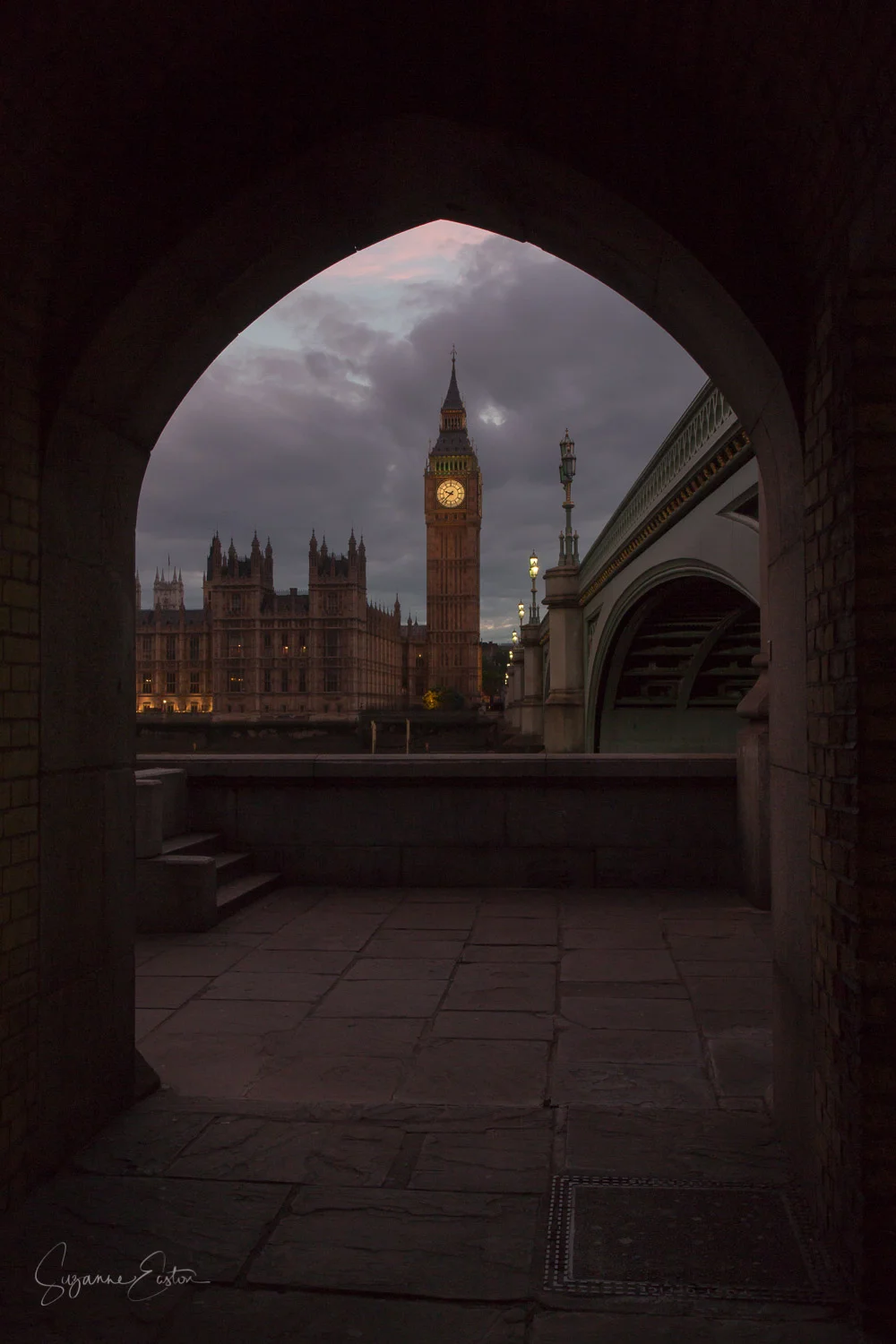 The Palace of Westminster in London from the South Bank. A UNESCO heritage site and the home of British Parliament