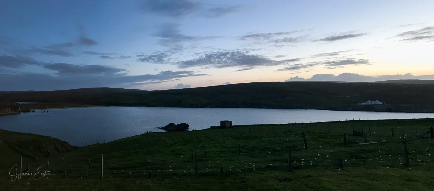 The simmer dim on Shetland where the night sky never appears and twilight remains