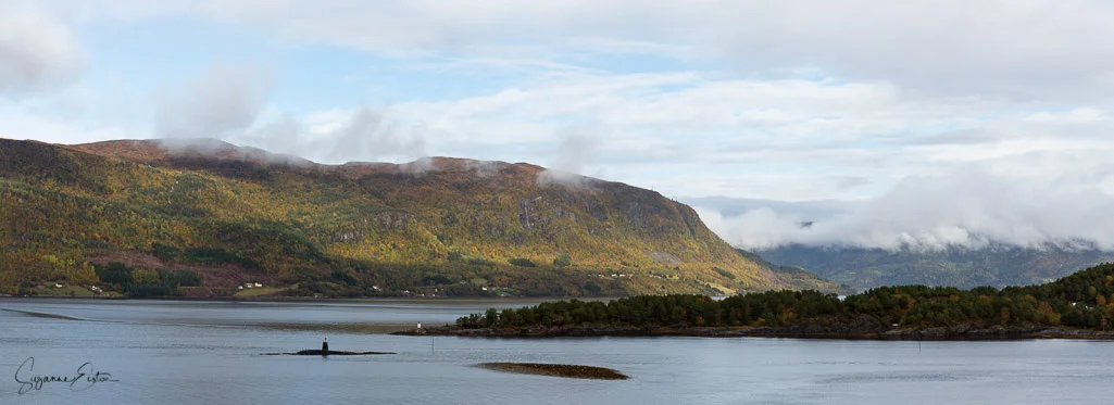 The view over Valsøyfjord from Otnes kirke