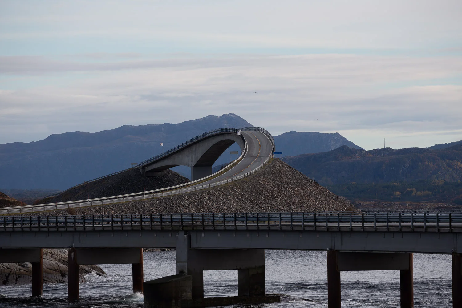 One of the 8 bridges of the Atlantic Road in Norway