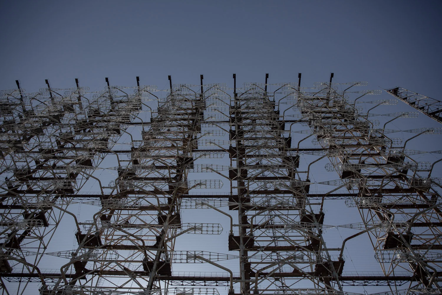 Duga over the horizon radar system near Chernobyl