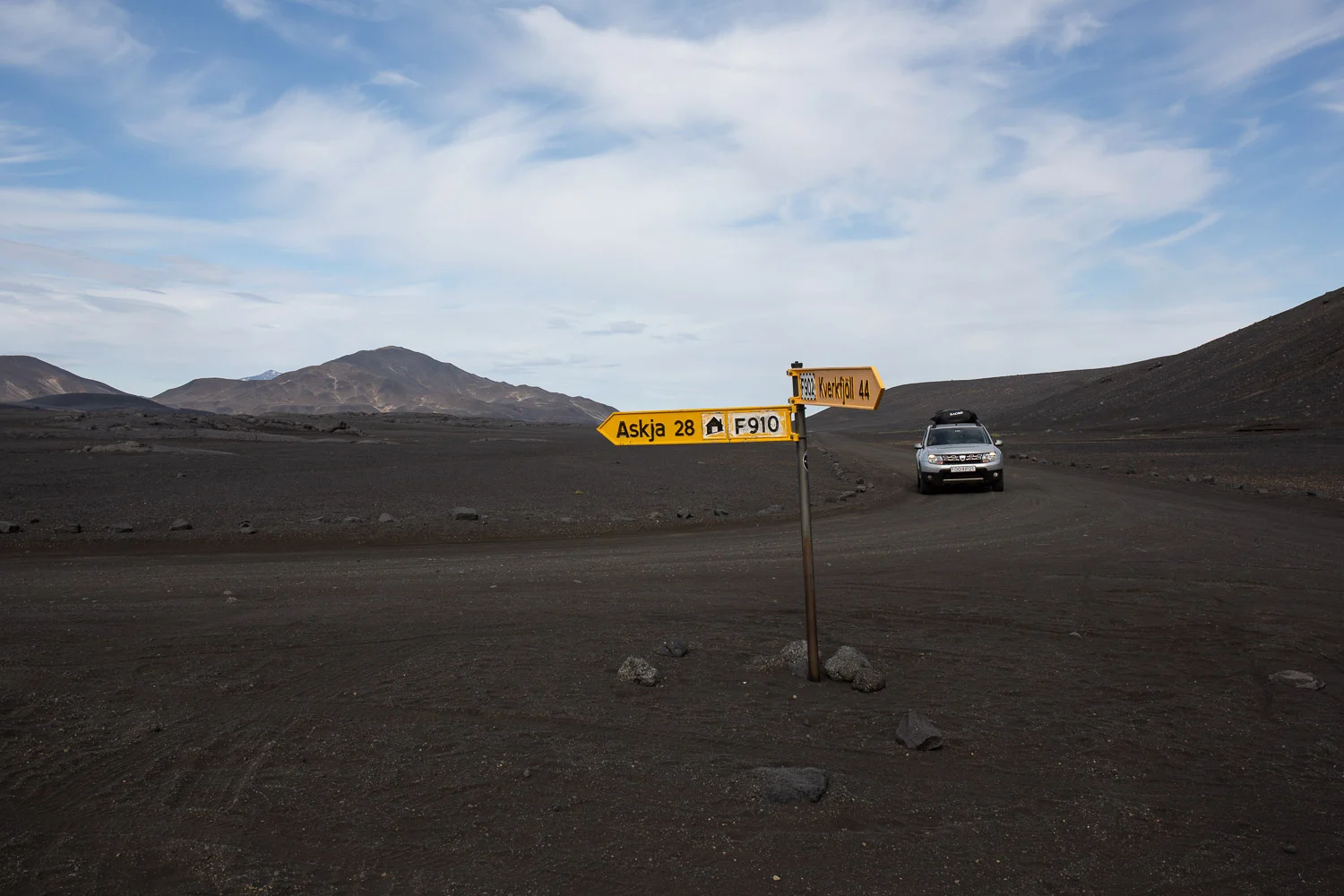Roads in Iceland can be rough and 4WD is required