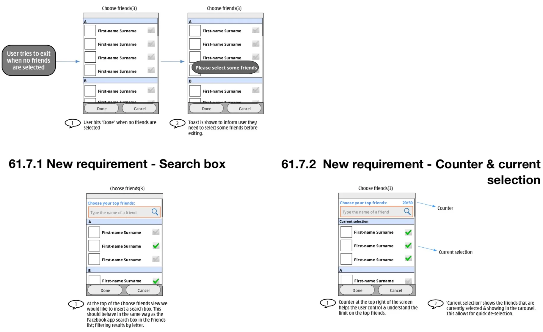 Taken from Facebook People app design specification (INQ Mobile)