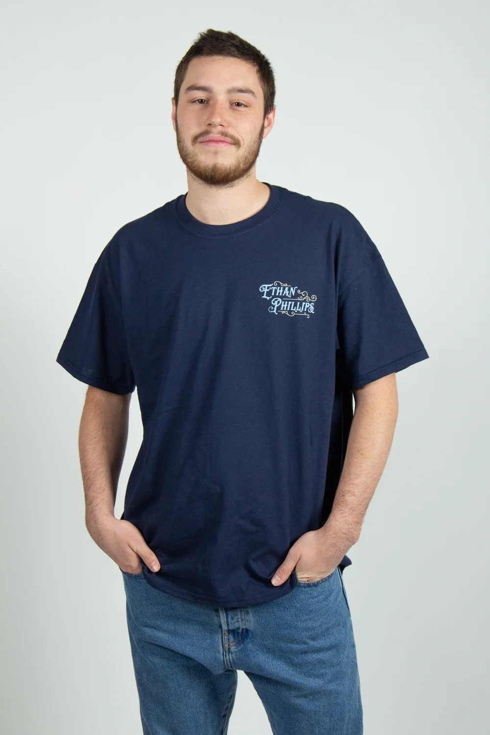Ethan Phillips Classic Logo Tee (Navy)
