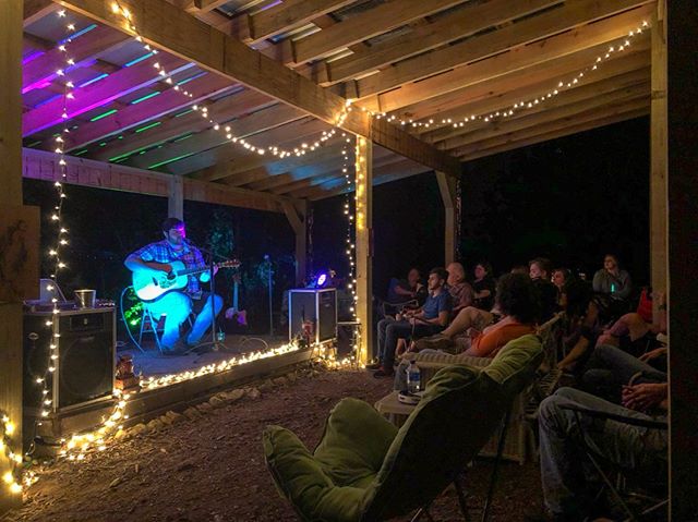 I love being able to just share the stories behind my songs just as much as the songs themselves. 
Shoutout to @hatchcampandartfarm for providing songwriters with a platform to do just that. Also, shoutout to everyone who came out and braved the rain