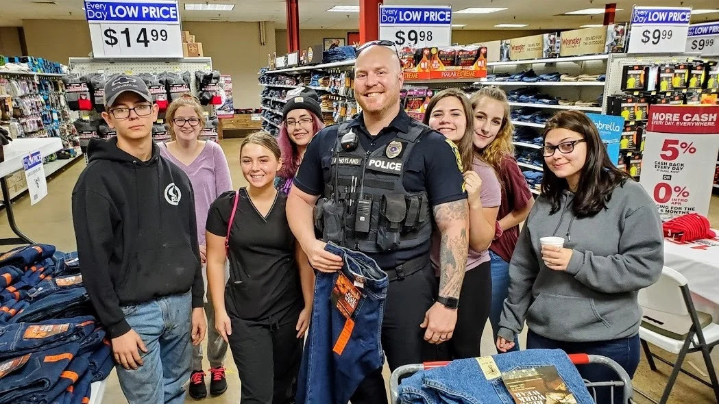 "It's Already Been Taken Care Of":  Shop with a Cop Assists LCCTC Students