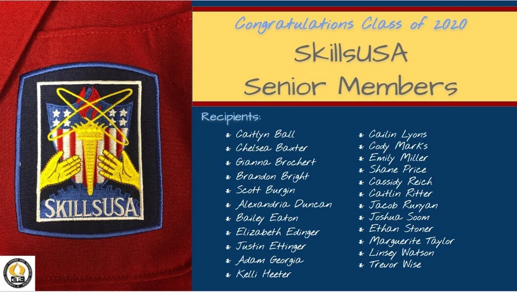These seniors wear the RED, WHITE, and BLUE honor cord. Congratulations! Go out into the world knowing you can say, “I’m Ready!”