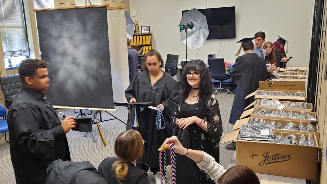 Cap and Gown Photos Signal the Final Few Weeks
