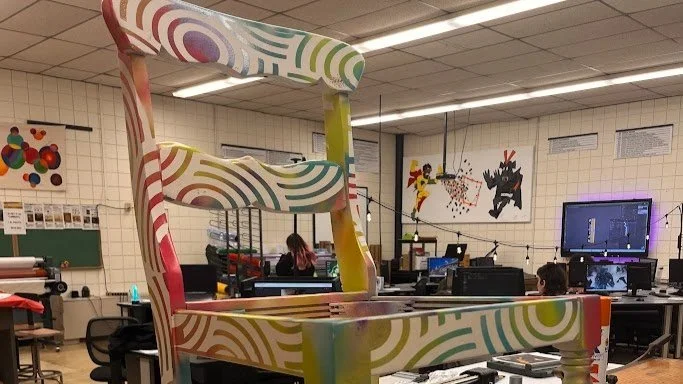 Cut, Tape, Spray! That’s the Commercial Art Way!