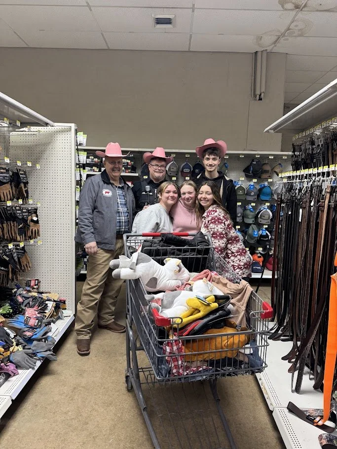 A little pink-cowboy hat fun!